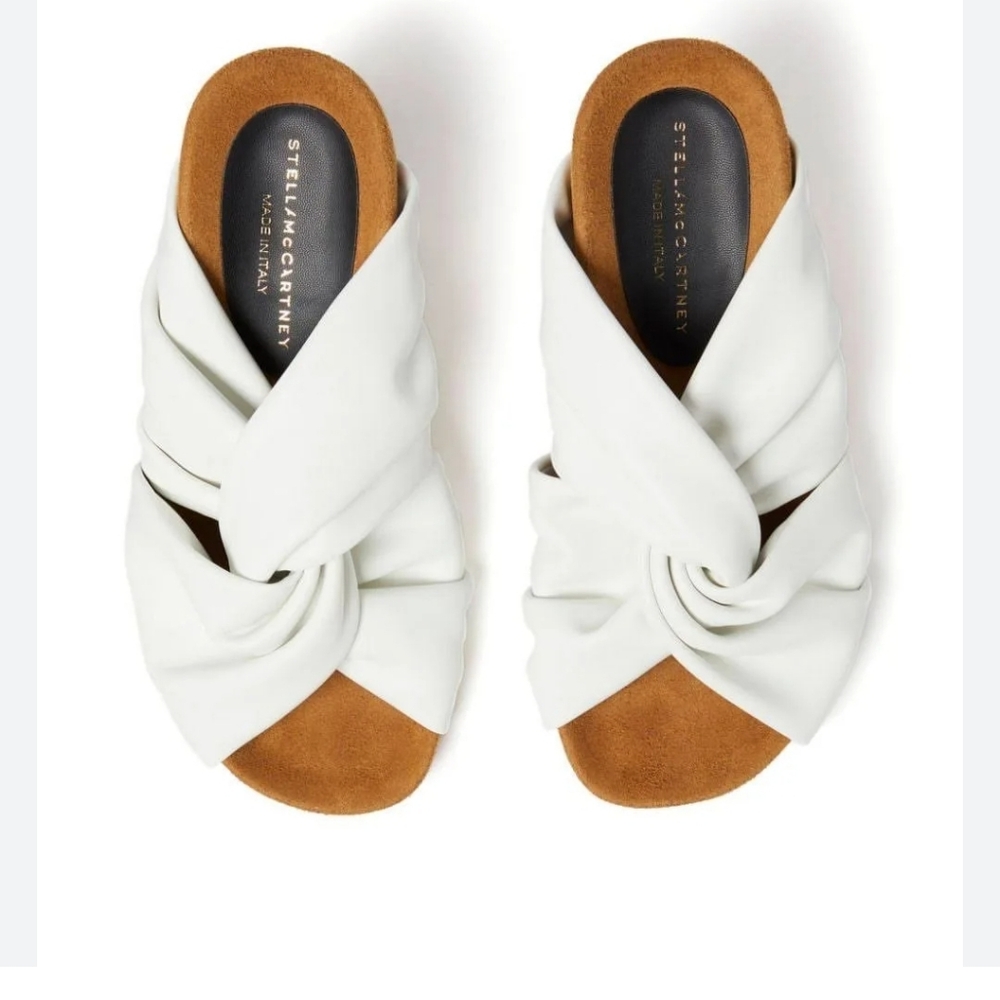 Stella McCartney Terra High Heel Slide Sandals Size 37.5